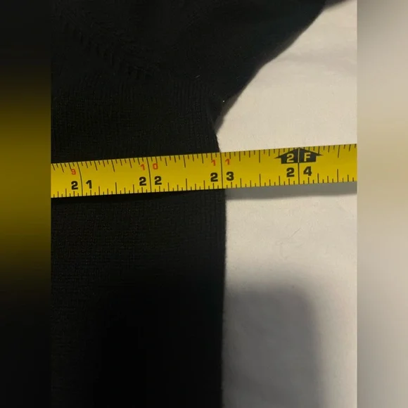 AVENUE Plus Women’s Classic Black V-Neck Long Sleeves Top Sweater Size 18 / 20 - Picture 10 of 12